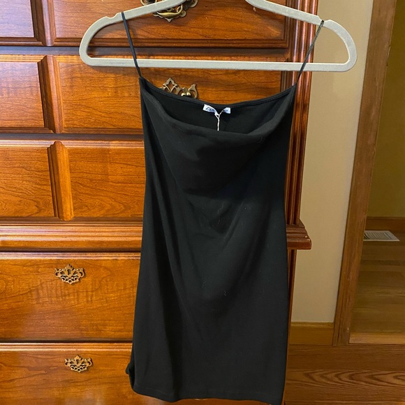 Zara black tube mini dress - NEW WITH TAGS - Picture 6 of 6